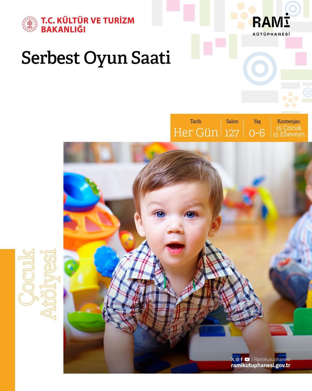 Rami Kütüphanesi - Serbest Oyun Saati Çocuk Atölyesi